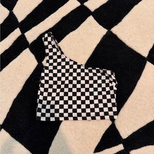 Shein checkered top